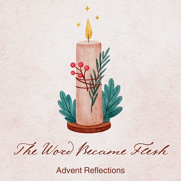 advent candle poster instagram post